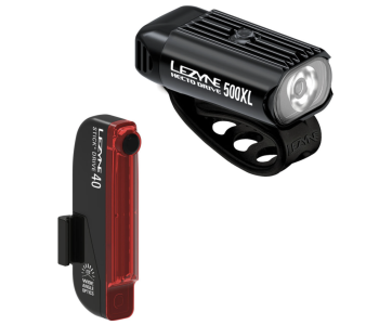 Lezyne LED Pair Hecto Drive 500XL + Stick+ Drive